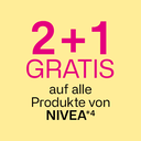 2+1 gratis auf alle Produkte von NIVEA
